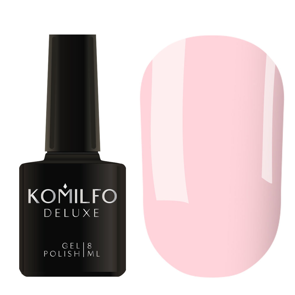 Гель-лак Komilfo Deluxe Series D188 (пастельний, світло-рожево-ліловий, емаль), 8 мл Гель-лак Komilfo Deluxe Series D188 (пастельний, світло-рожево-ліловий, емаль), 8 мл