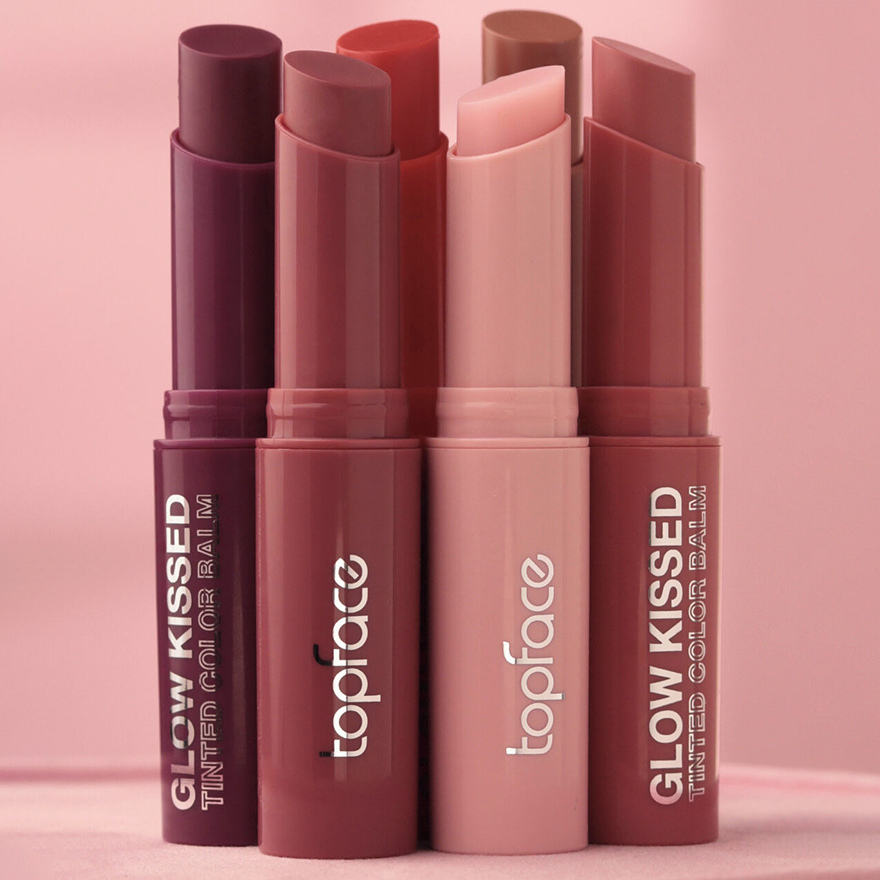 TopFace Увлажняющая помада-бальзам для губ "Glow Kissed" 001 - Cotton Candy, 2,5 г