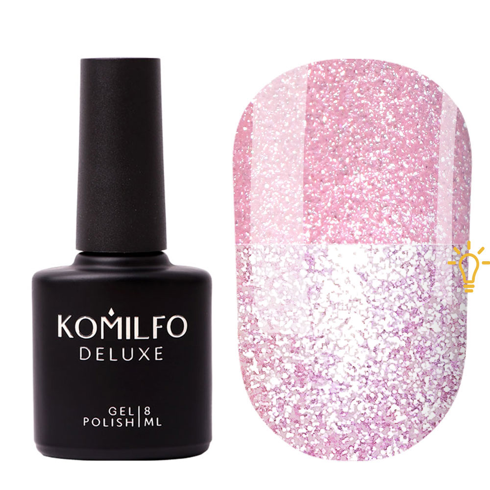 Komilfo Luminous Base 001 (pale pink, reflective), 8 ml