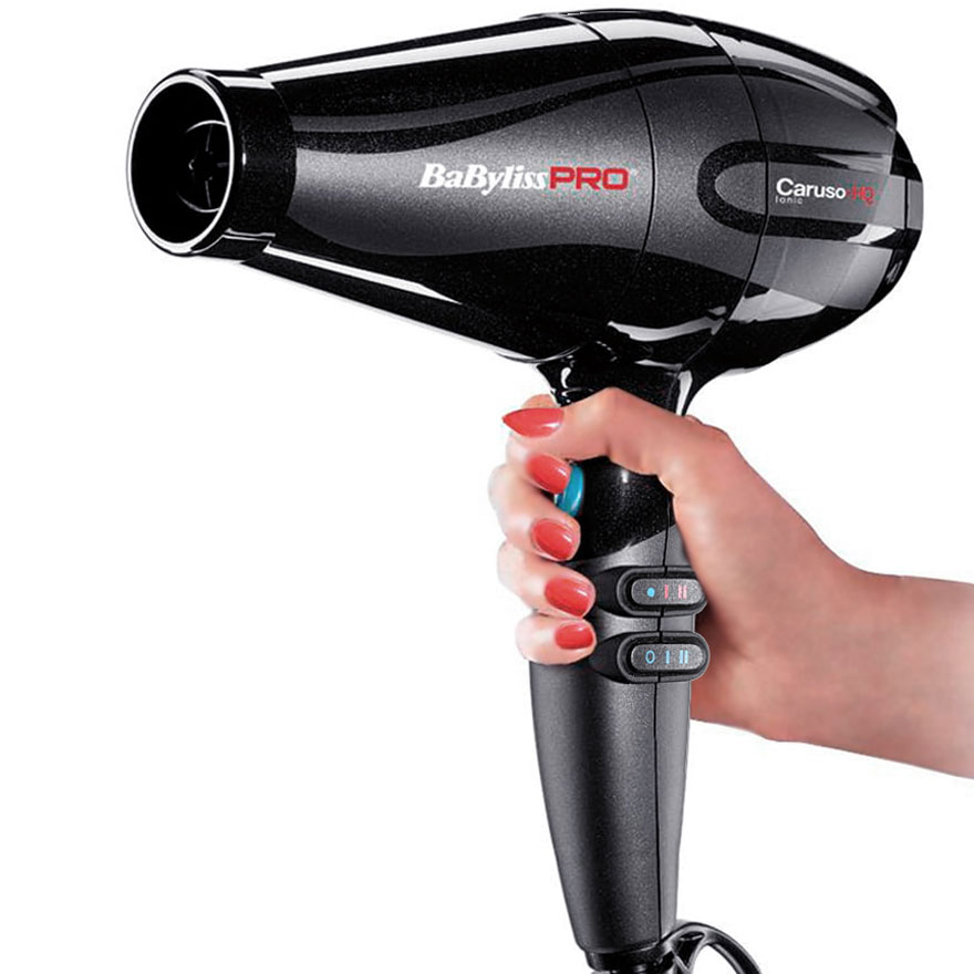 BaByliss PRO Hair dryer Caruso-HQ Special Edition 2400W, black