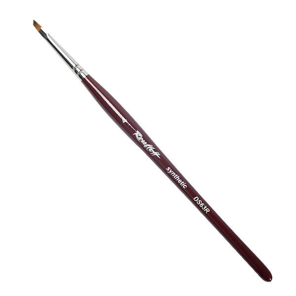 Rubleff brush beveled for gel and Chinese painting DS63R synthetics No. 4