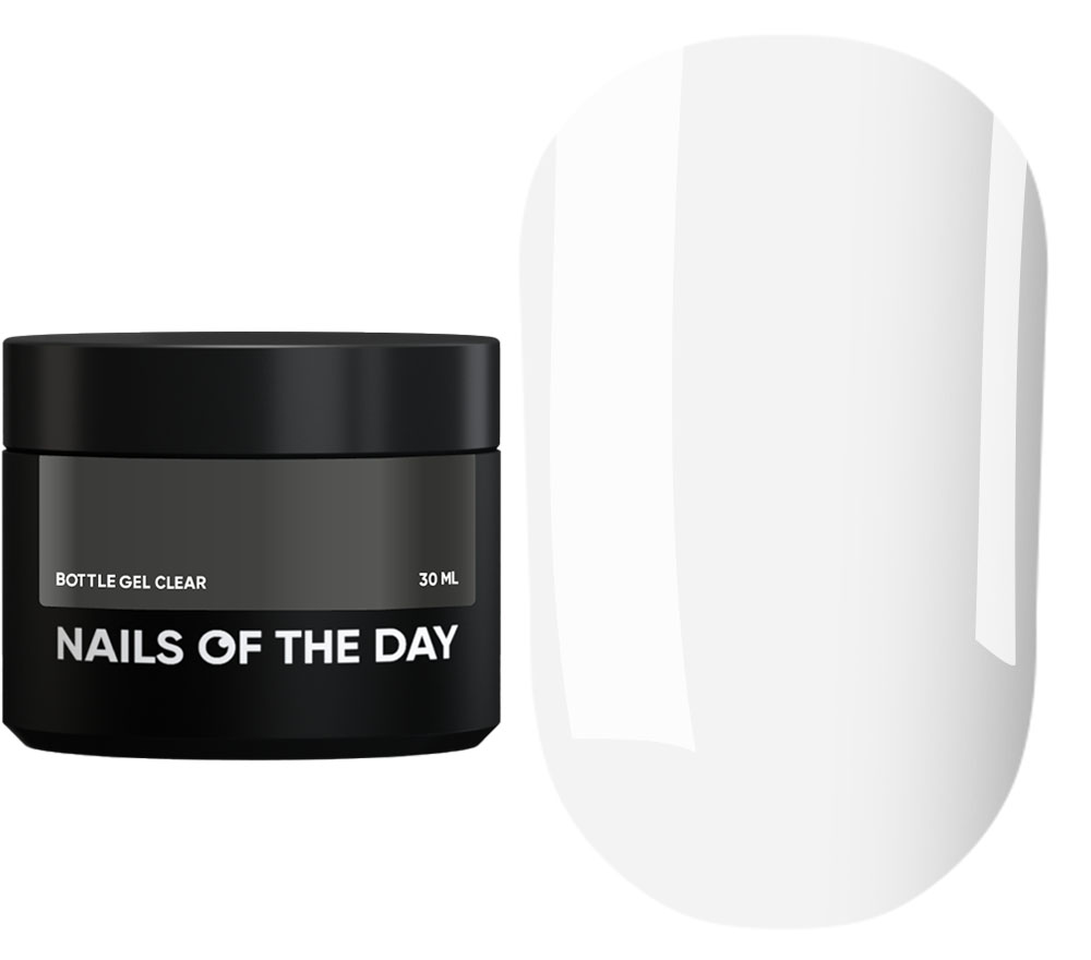 Nails Of The Day Bottle Gel (Clear), 30 ml Nails Of The Day Bottle Gel (Clear), 30 ml