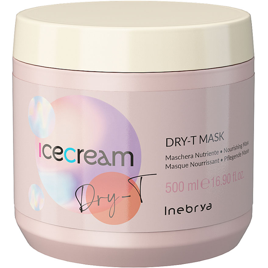 Inebrya Маска для сухих, вьющихся и красных волос Dry-T Mask, 500 мл