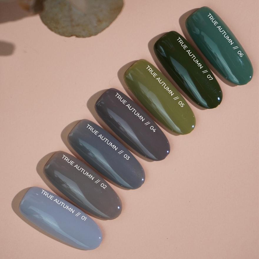 Siller Gel polish for nails True Autumn №3, 8 ml