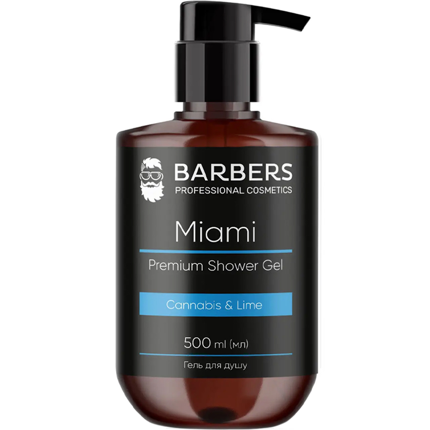BARBERS Гель для душу Miami, 500 мл
