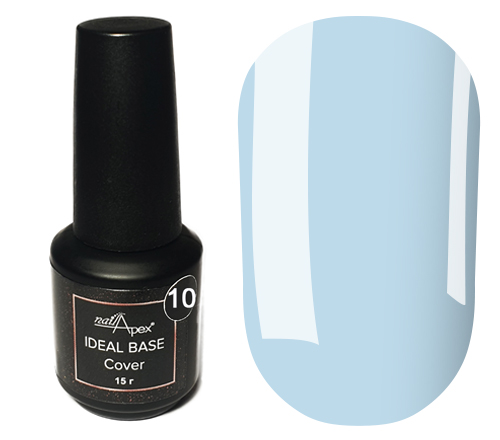 NailApex Ideal Base Camouflage base No. 10 (blue), 15 ml