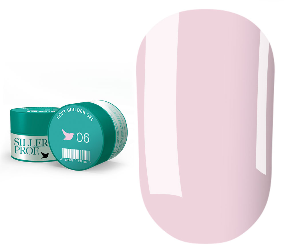Siller гель для ногтей Soft Builder Gel № 06, 15 мл