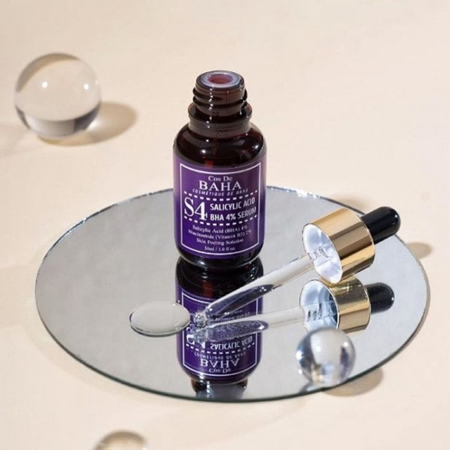 Cos De BAHA Acid serum for problem skin S4 Salicylic Acid BHA 4% Serum, 30 ml