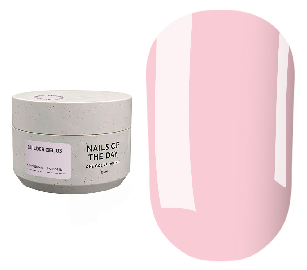 Nails Of The Day Гель для нігтів Builder gel 03, 15 мл Nails Of The Day Гель для нігтів Builder gel 03, 15 мл