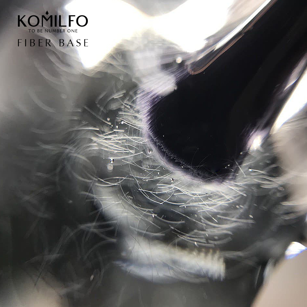 Komilfo Fiber Base - база для ногтей с нейлоновыми волокнами, 8 мл