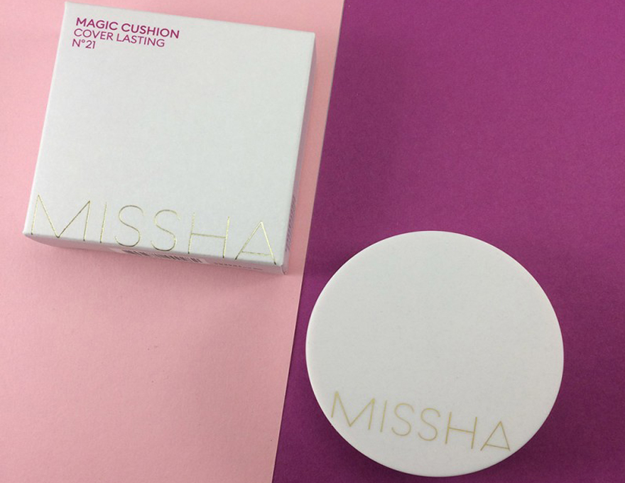 MISSHA Magic Cushion Cover Lasting (SPF50+ PA+++) Тональная основа-кушон, №21 (светлый беж), 15 г