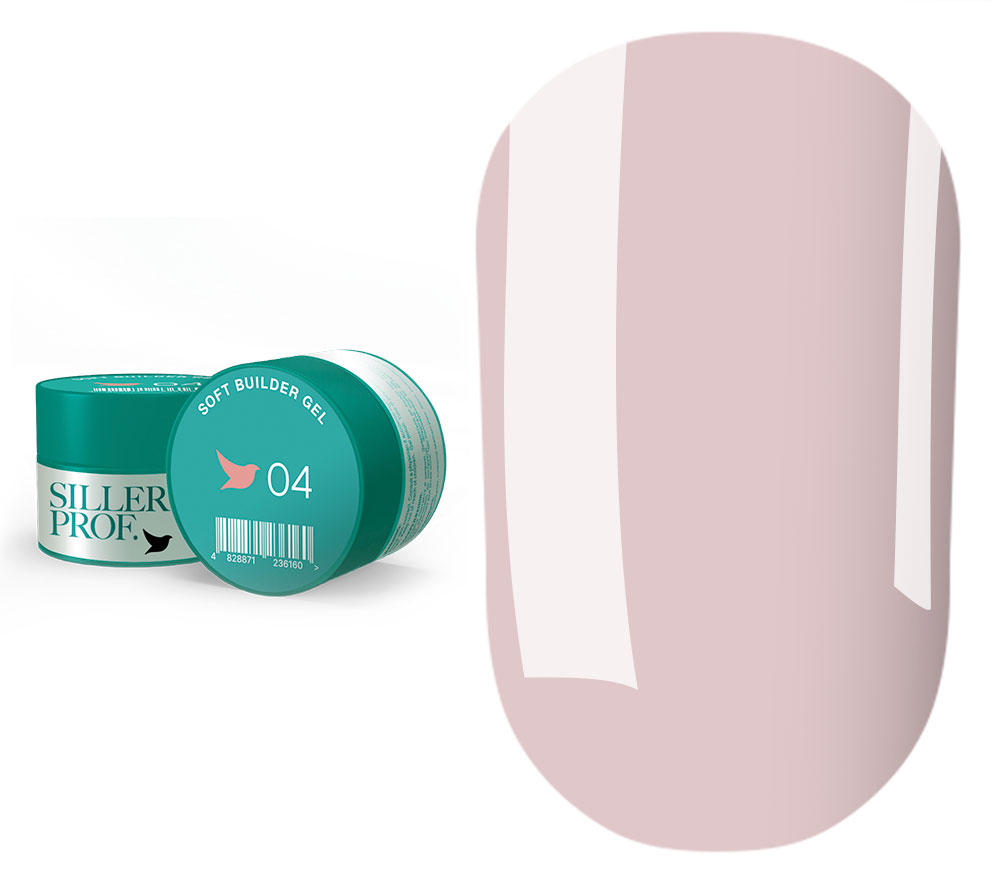 Siller гель для нігтів Soft Builder Gel №04, 15 мл