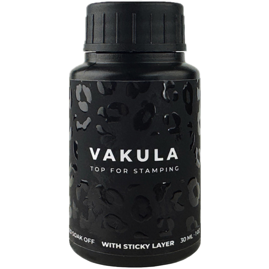 Vakula Nails Топ для стемпинга с липким слоем, 30 мл