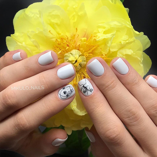 Gel Polish Komilfo Deluxe Series D002 (white porcelain, enamel), 8 ml.