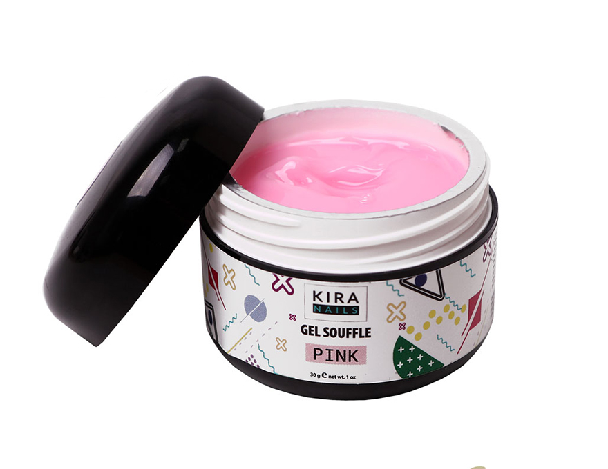 Kira Nails Gel Souffle, Pink, 30 g