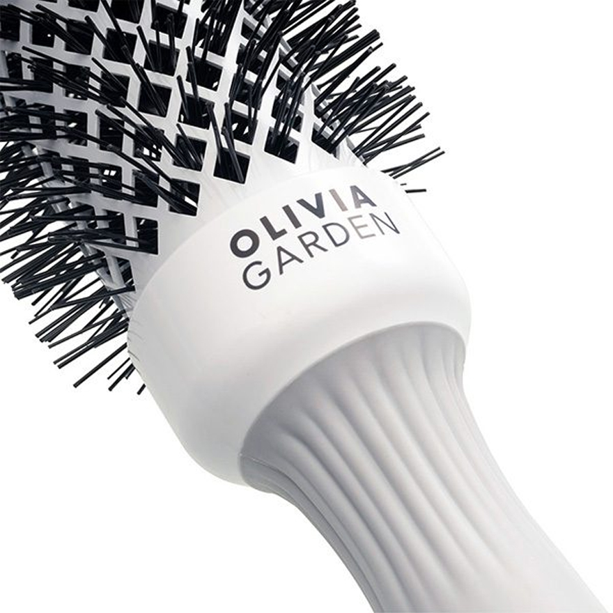 Olivia Garden Брашинг термо EXPERT BLOWOUT Shine White & Grey 35 мм