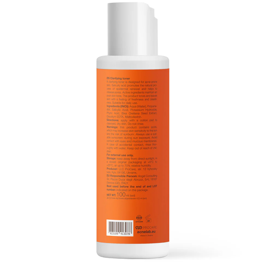 ACNELAB+ Тонер очищающий Spotcontrol Clarifying toner, 100 мл