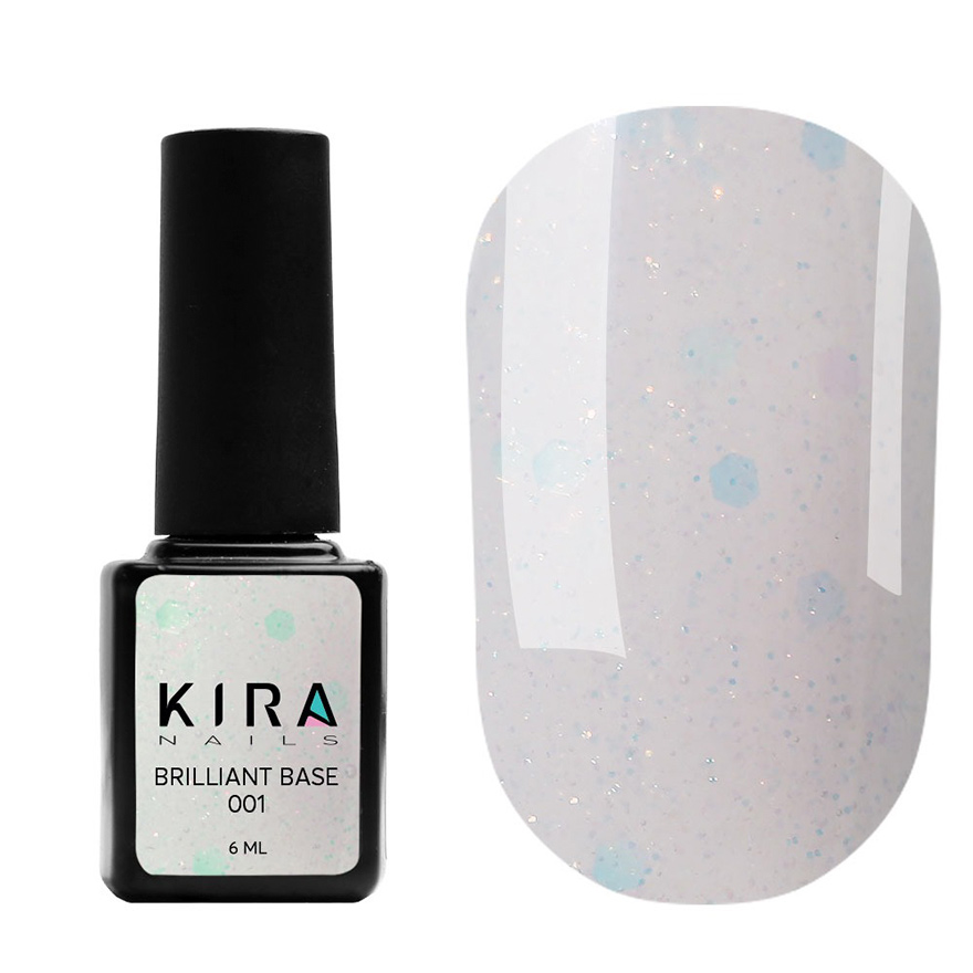 Kira Nails Brilliant Base 001, 6 ml