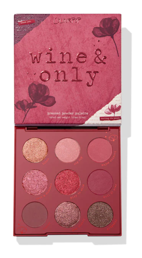 ColourPop Wine & Only Palette Eye shadow palette, 9 g