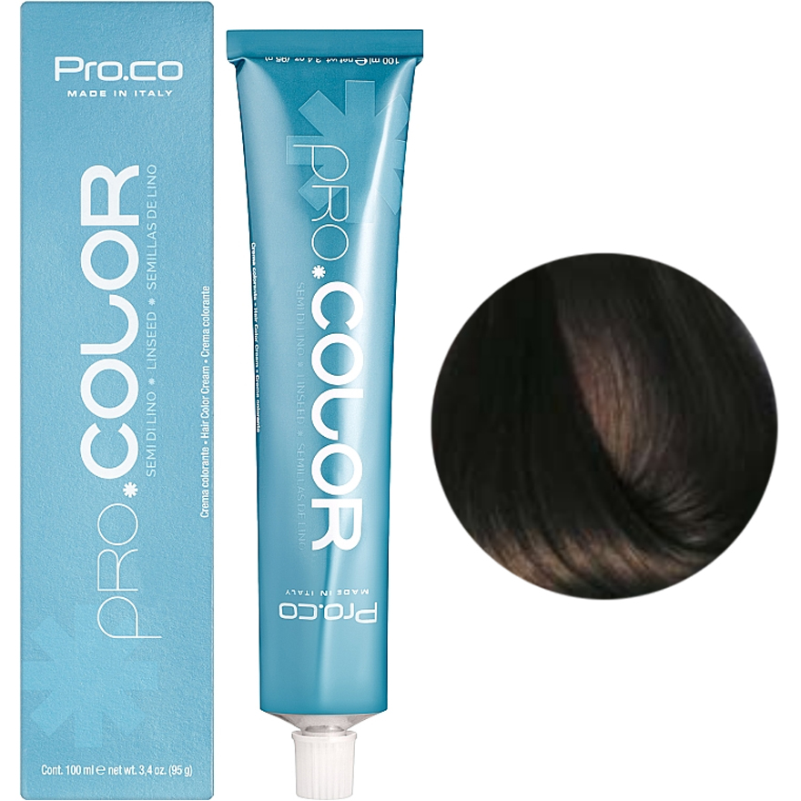 PRO.COLOR Hair dye 3/0 dark chestnut, 100 ml