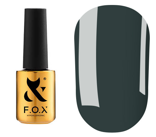 FOX gel varnish No. 392 (muted gray-green, enamel), 7 ml