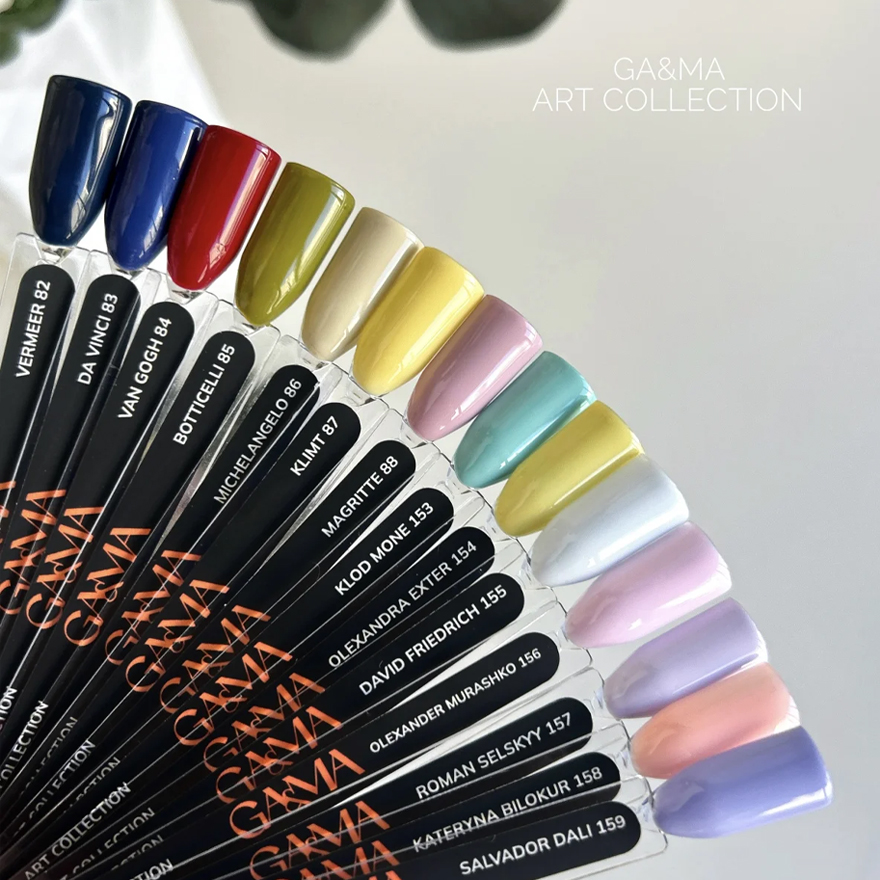 GA&MA Gel polish Art collection 153 Klod Mone, 10 ml