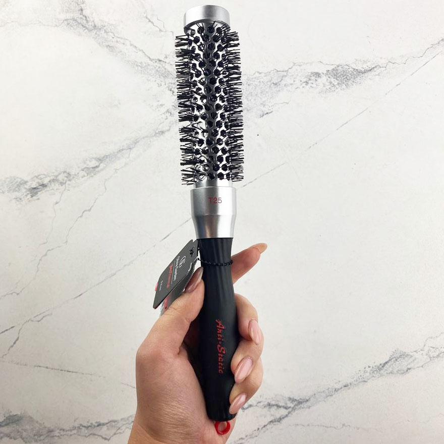 Olivia Garden - PRO TERMAL Anti-static, blow-through brush 25 mm.