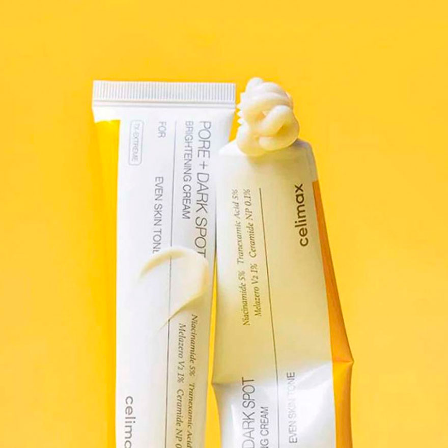 CELIMAX Крем против пигментных пятен для выравнивания тона и рельефа кожи Pore + Dark Spot Brightening Cream, 35 мл