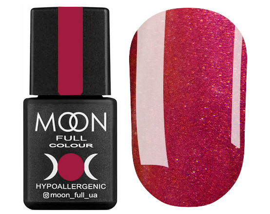 MOON FULL color Gel polish No. 141 gel-varnish (wine, micro-shine), 8 ml