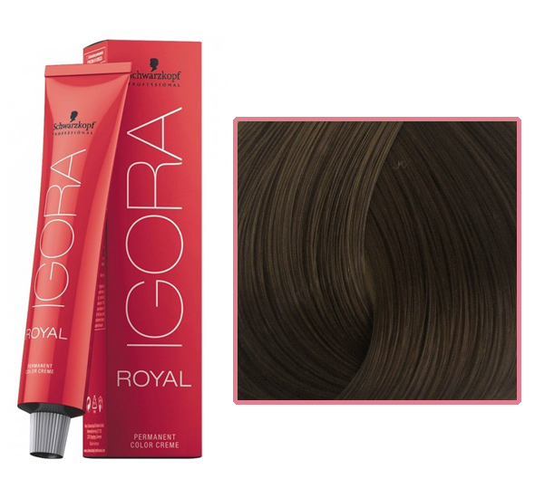 Professional hair dye IGORA Royal 6-65 dark blond chocolate golden, 60 ml
