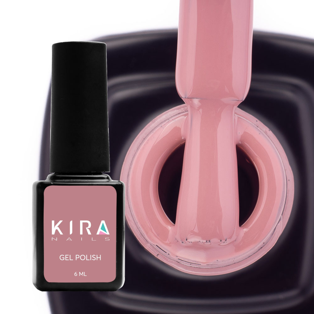 Гель-лак Kira Nails №118 (рожево-шоколадний, емаль), 6 мл