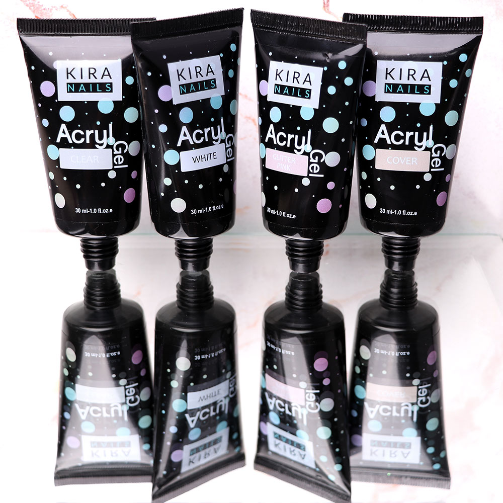 Kira Nails Acryl Gel - White, 30 g