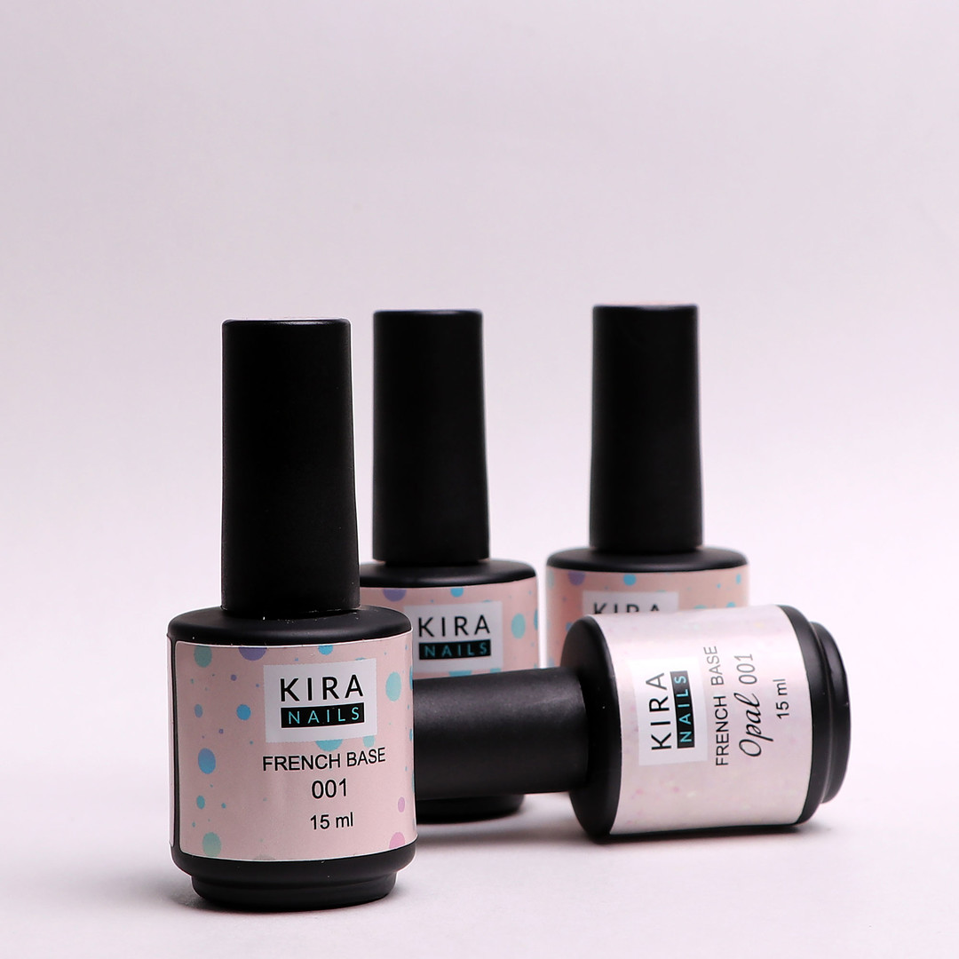 Kira Nails French Base Opal 001 (opal), 15 ml