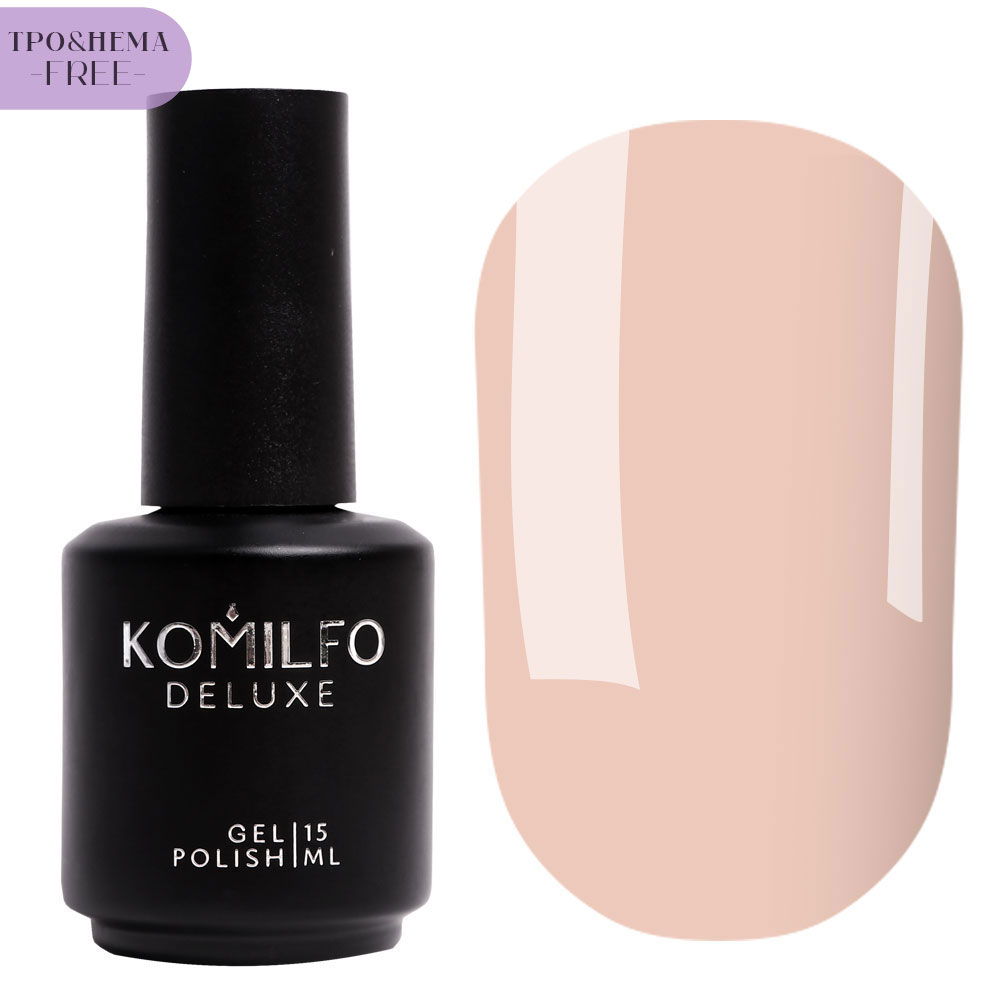 Komilfo French Collection №F007 HEMA/TPO free, кольоровий гель-лак для нігтів, 15 мл