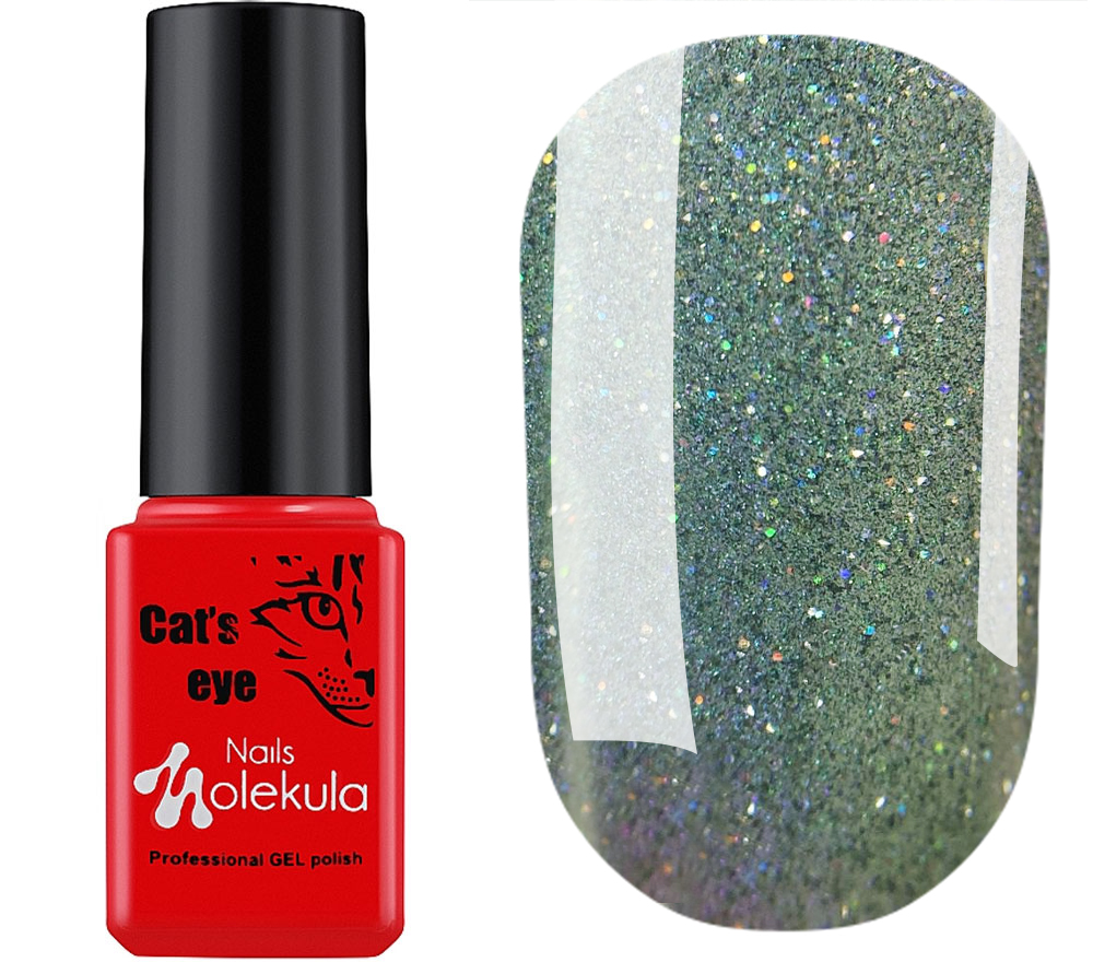 Molekula Gel nail polish Flash Dragon Eyes №DE02, 6 ml