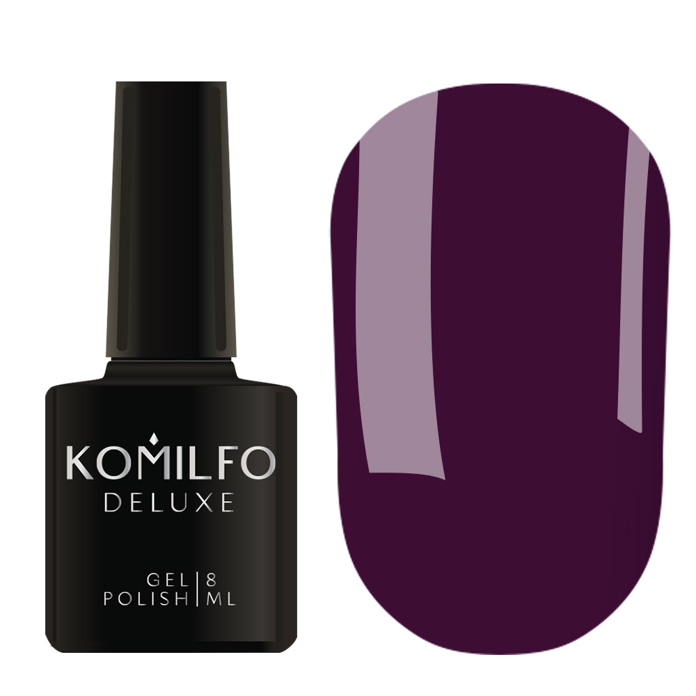 Gel varnish Komilfo DeLuxe Termo C003 (light brown, when heated - bright light green), 8 ml