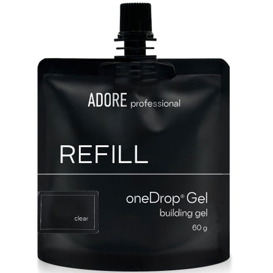 ADORE Гель для наращивания One Drop Gel Clear, 60 мл