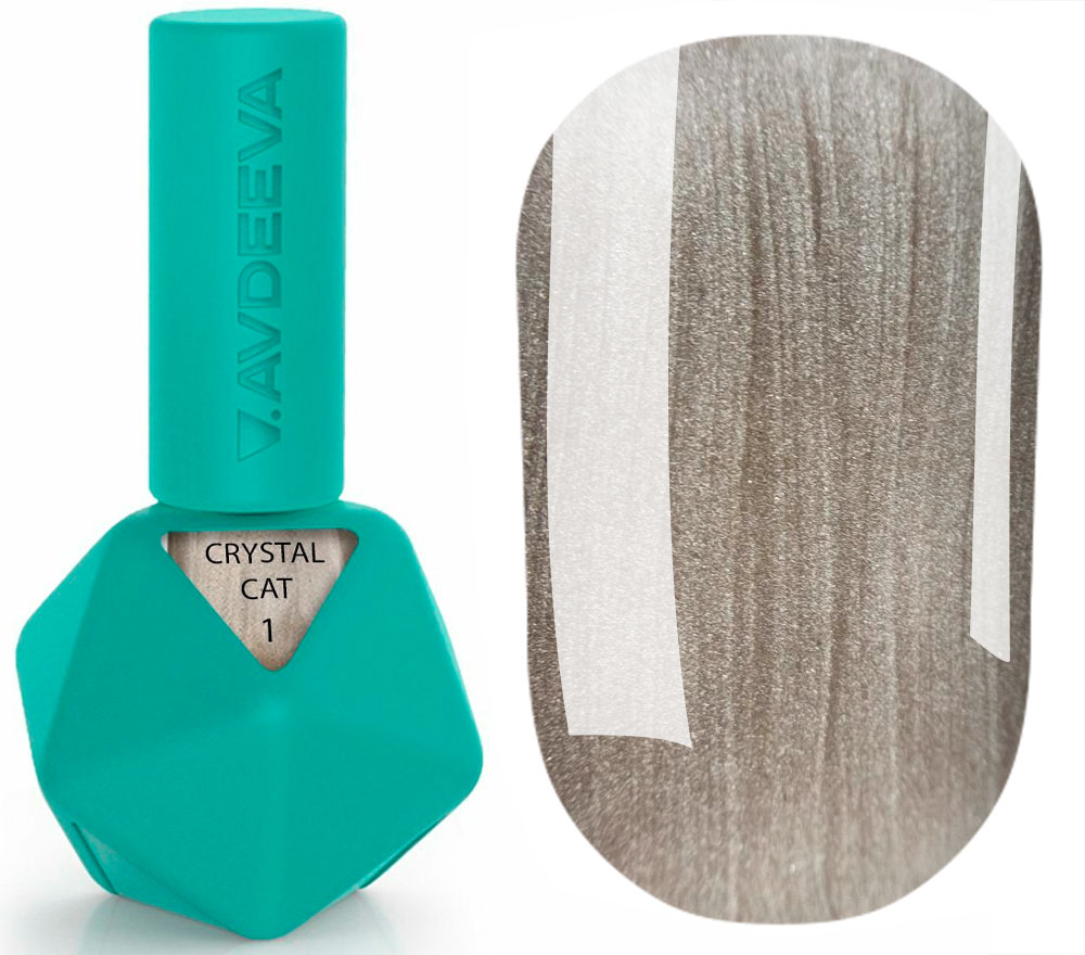 Victoria Avdeeva Gel nail polish Crystal Cat's Eye No. 001, 10 ml Victoria Avdeeva Gel nail polish Crystal Cat's Eye No. 001, 10 ml