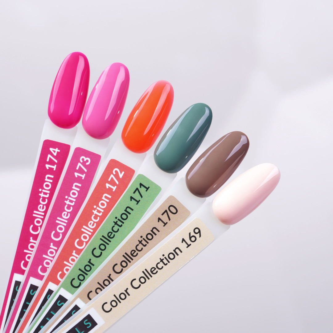 Гель-лак Kira Nails №172 (кораловий, неоновий, напівпрозорий), 6 мл