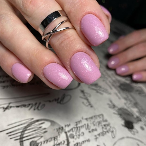 Gel varnish MOON FULL color Gel polish No. 304 (light lilac with shimmer), 8 ml