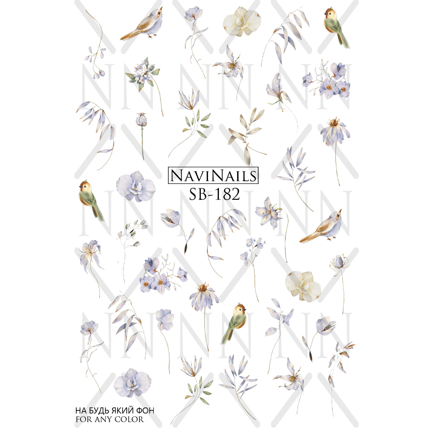 NaviNails Слайдер-дизайн SB-182 (природа)