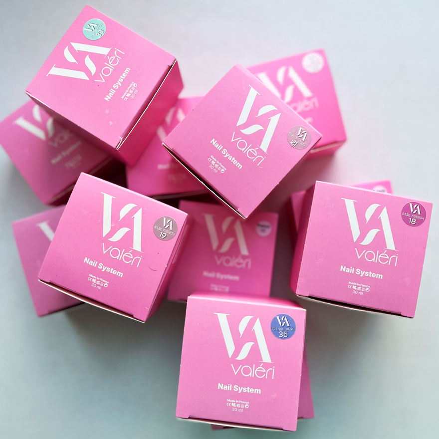 Valeri Nail base French Base 035 (light cornflower blue), 30 ml