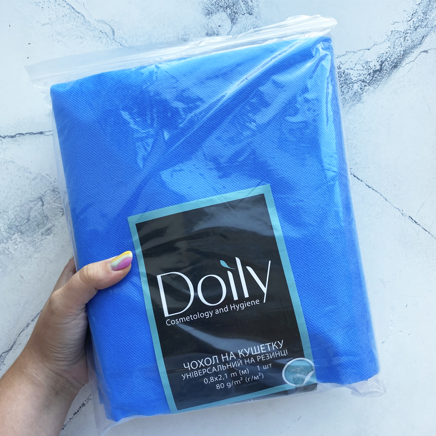 Doily Чохол на кушетку блакитний 0,8x2,1м (80 г/м2)