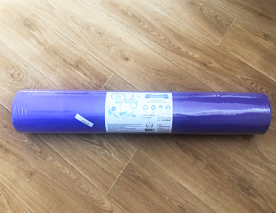 Doily Spunbond Sheet 0.8x100 m, purple (1 roll)