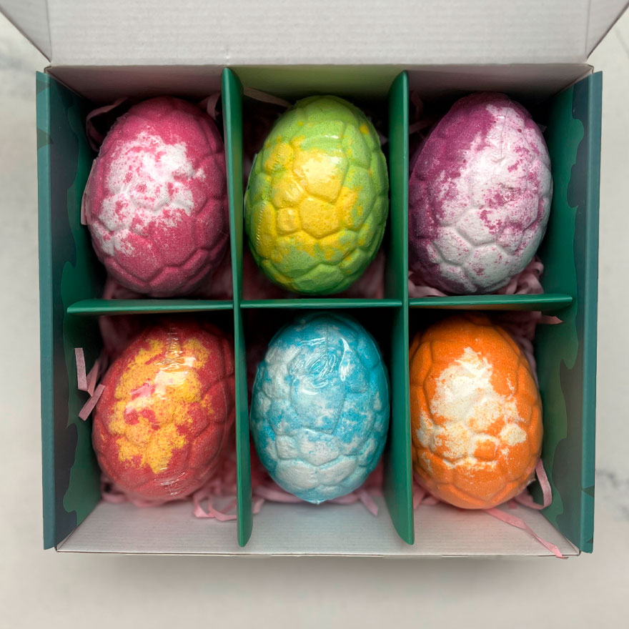 Set of bath bombs with toys inside, 700 g