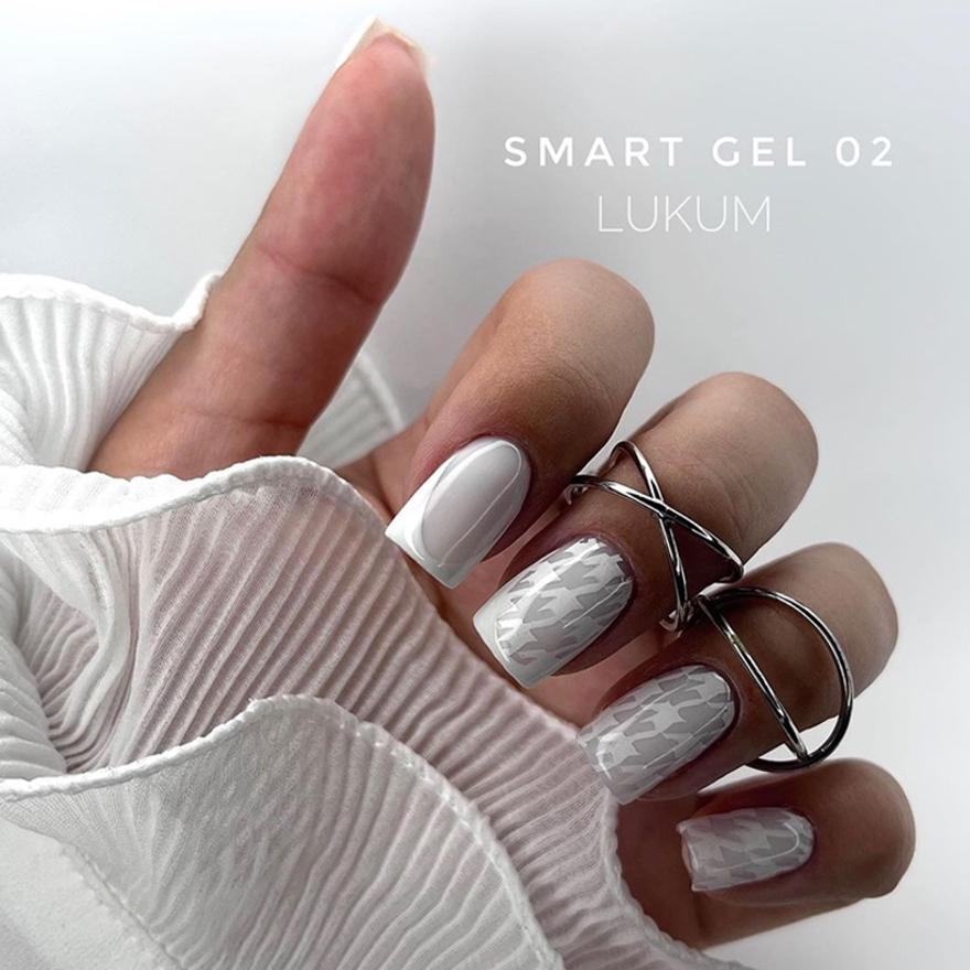 Lukum Гель для ногтей Smart Gel №02 (Cloud), 30 мл