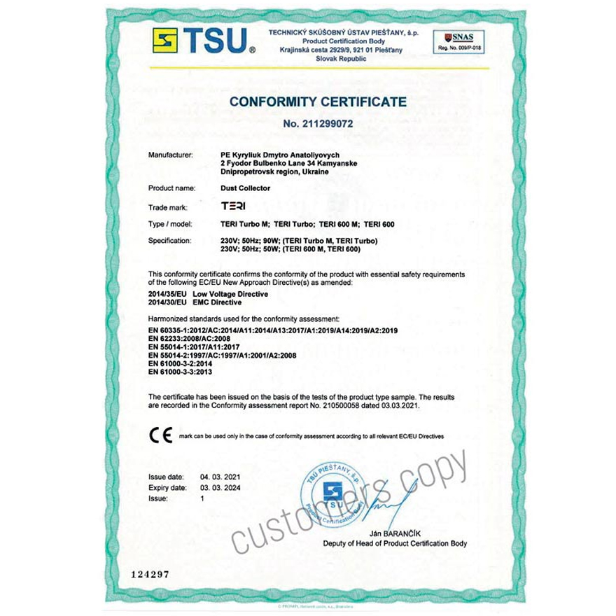 Built-in manicure hood Teri Turbo white (metal grille)