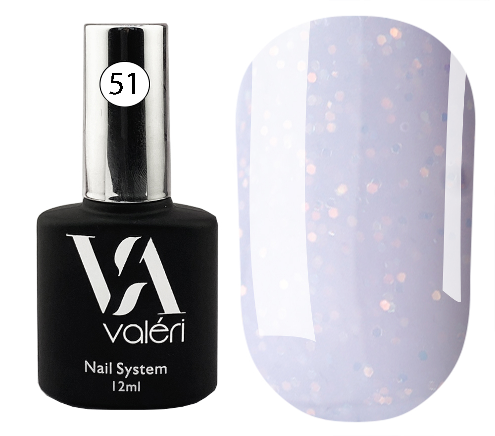 Valeri Base Opal No. 051 (milky with golden micro shine), 12 ml