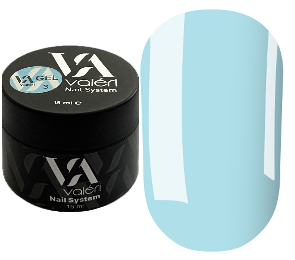 Valeri Гель для ногтей Builder Gel 03 Blue, 15 мл Valeri Гель для ногтей Builder Gel 03 Blue, 15 мл