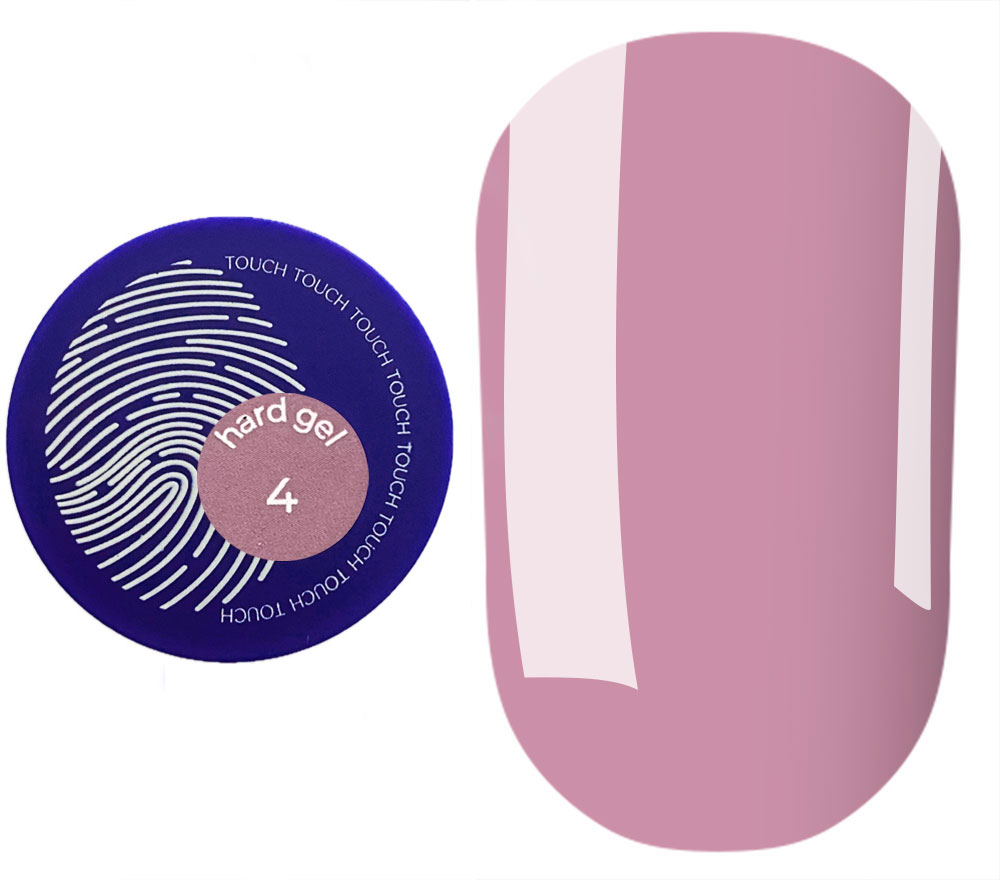 Touch Гель для ногтей Hard Gel 04, 15 мл